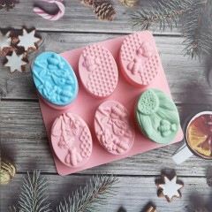Silicone Molds – Oval bee Molds