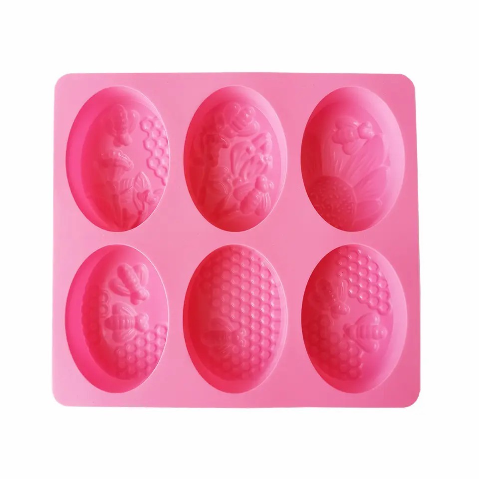 Silicone Molds – Oval bee Molds