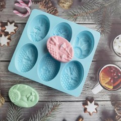 Silicone Molds – Oval bee Molds