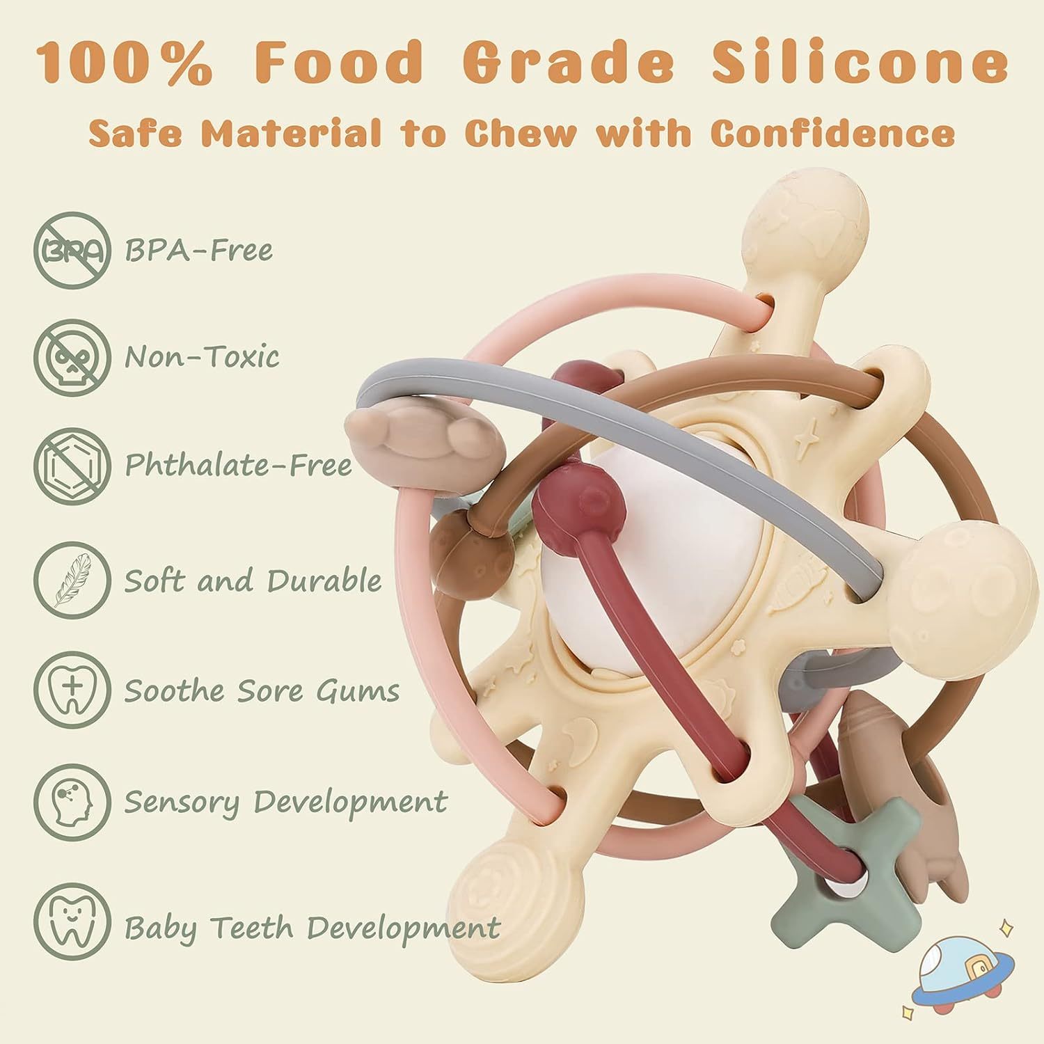 Silicone Teething Toys for Babies