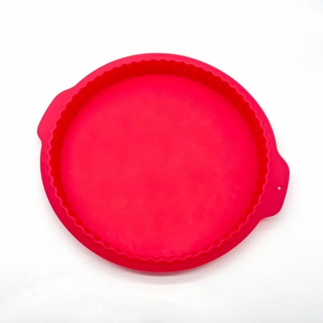 Non-Stick Pizza Tray-With Silicone Handle