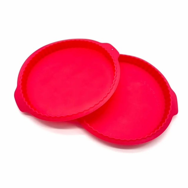 Non-Stick Pizza Tray-With Silicone Handle