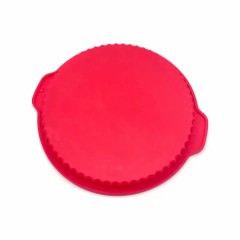 Non-Stick Pizza Tray-With Silicone Handle