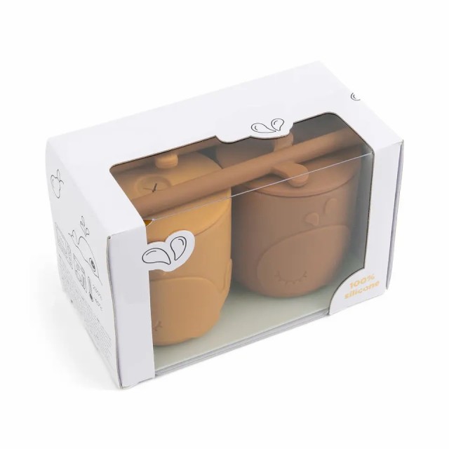 100% Silicone Training Cup & Straw for Toddlers