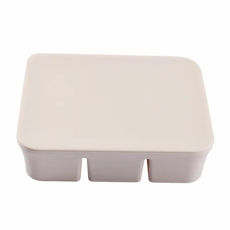 Silicone Baby Food Freezer Tray with Clip-on Lid