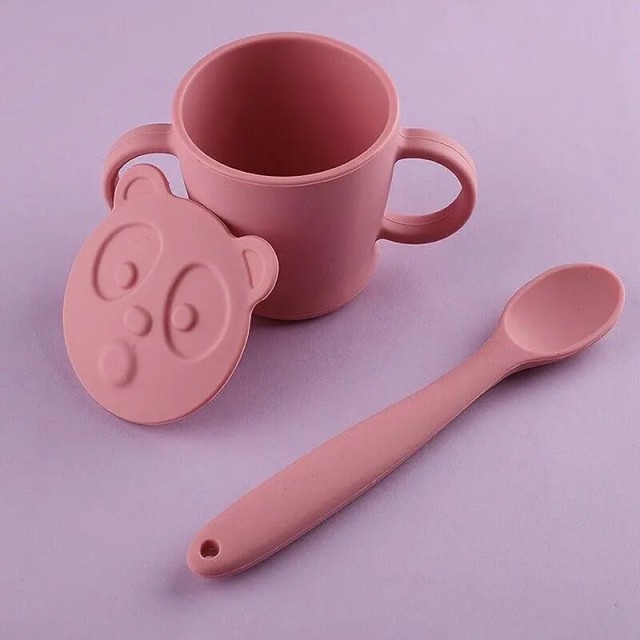 Baby Cups & Spoons - Silicone Training Cup