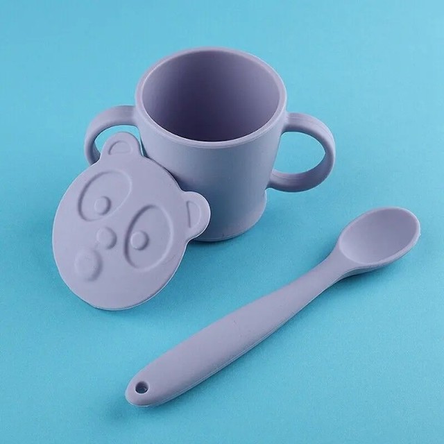 Baby Cups & Spoons - Silicone Training Cup