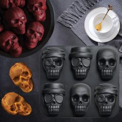 Silicone Skull Cakelet Mold