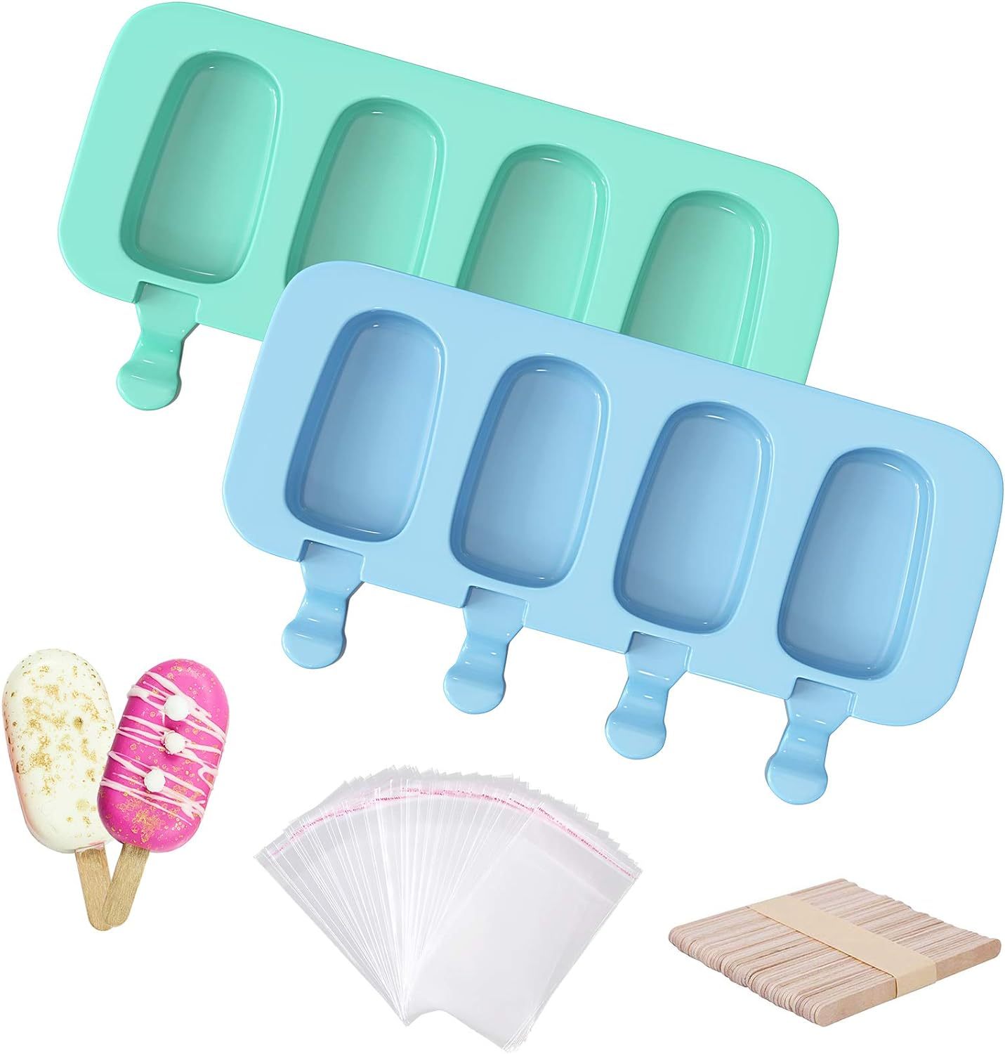 Silicone Popsicle Molds Set of 2