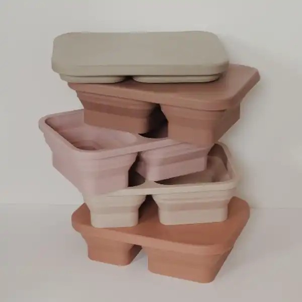 Silicone Collapsible Food Storage Containers