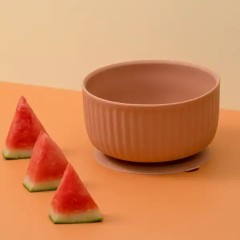 Silicone Suction Baby Bowl with Lid