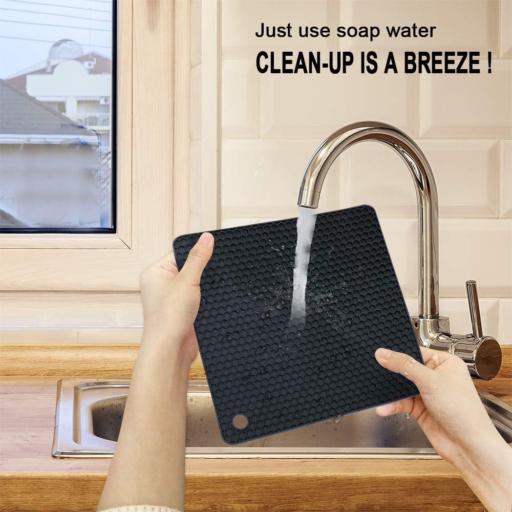 Silicone Trivet Mats Heat Resistant Pot Holders