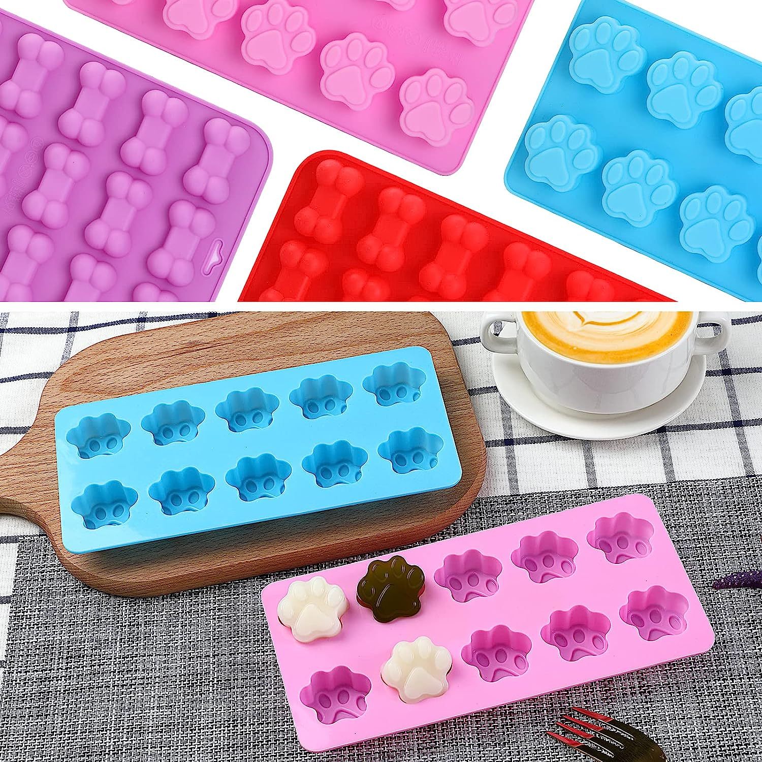 Puppy Dog Paw Bone Silicone Mold