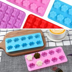 Puppy Dog Paw Bone Silicone Mold