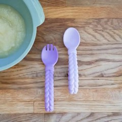 Silicone Spoon & Fork Set