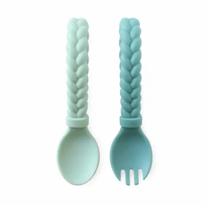Silicone Spoon & Fork Set