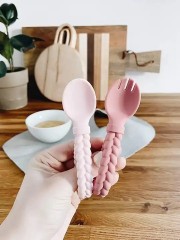 Silicone Spoon & Fork Set