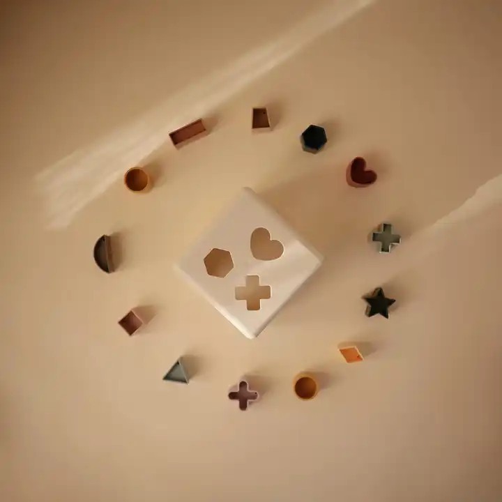 Silicone Shape Sorting Box