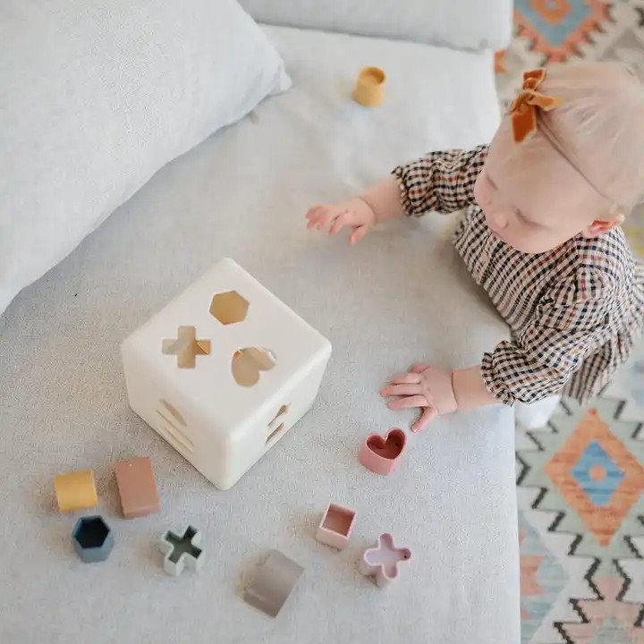 Silicone Shape Sorting Box