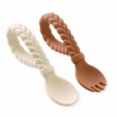 Silicone Spoon & Fork Set