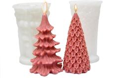 3D Christmas Tree Shape Silicone Resin Epoxy Mould