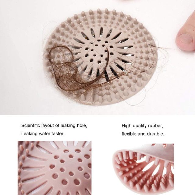 Silicone Hair Stopper Shower Drain Covers