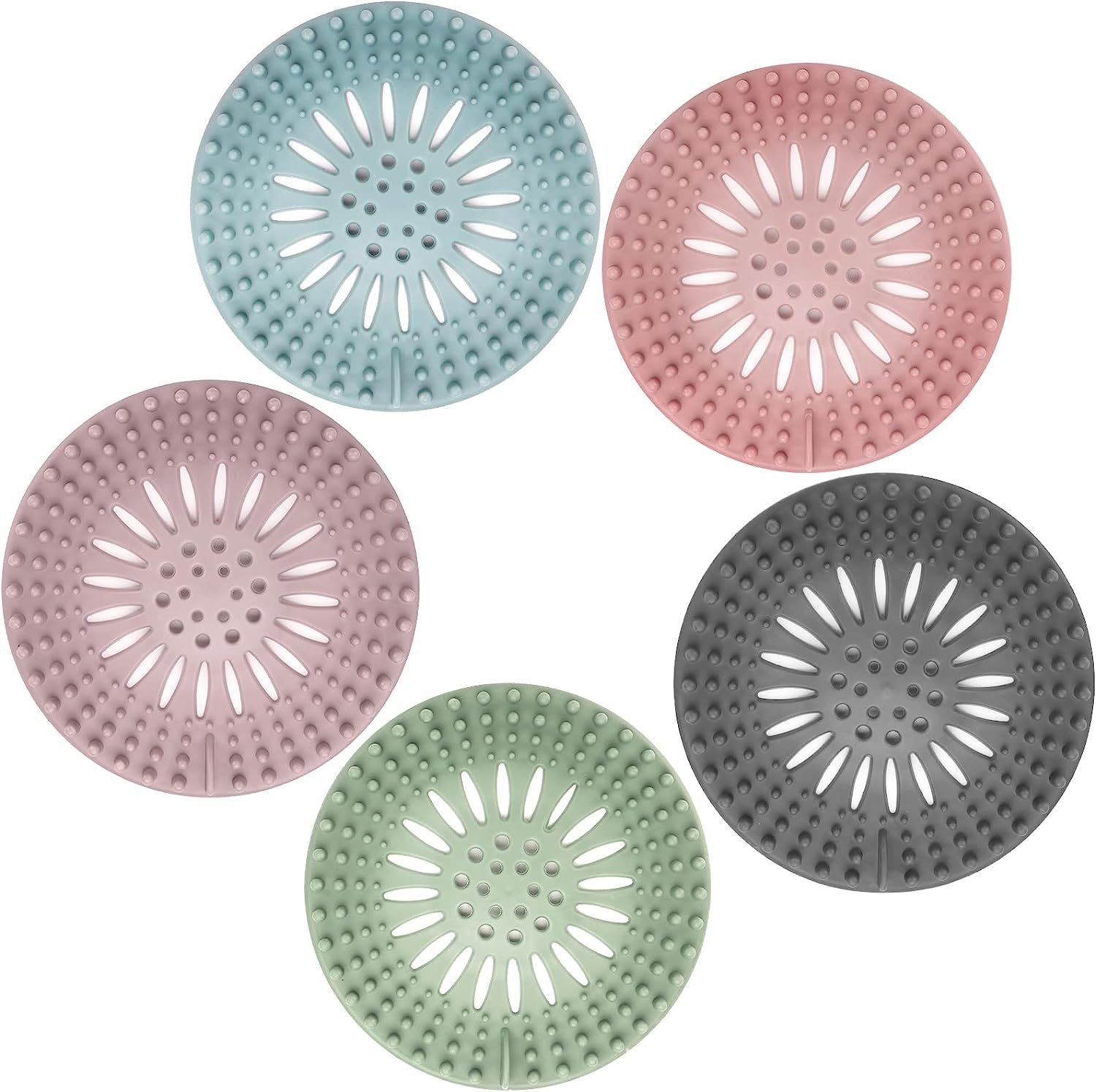Silicone Hair Stopper Shower Drain Covers