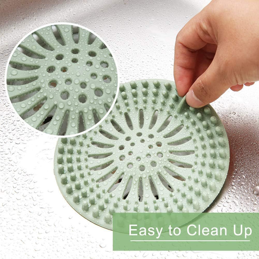 Silicone Hair Stopper Shower Drain Covers