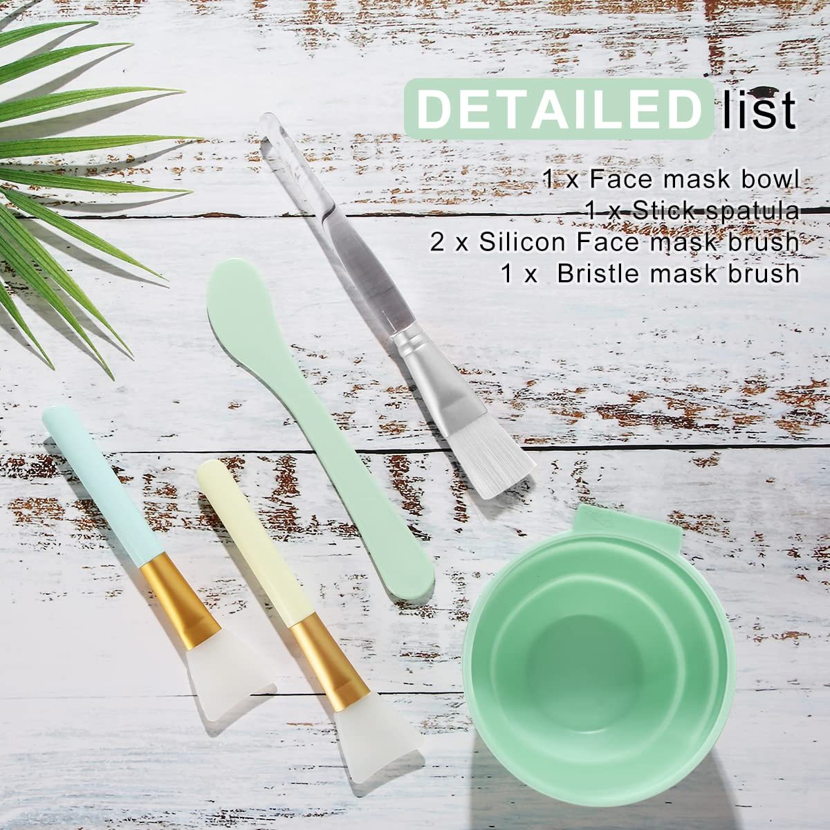 Silicone Face Mask Mixing Bowl Set