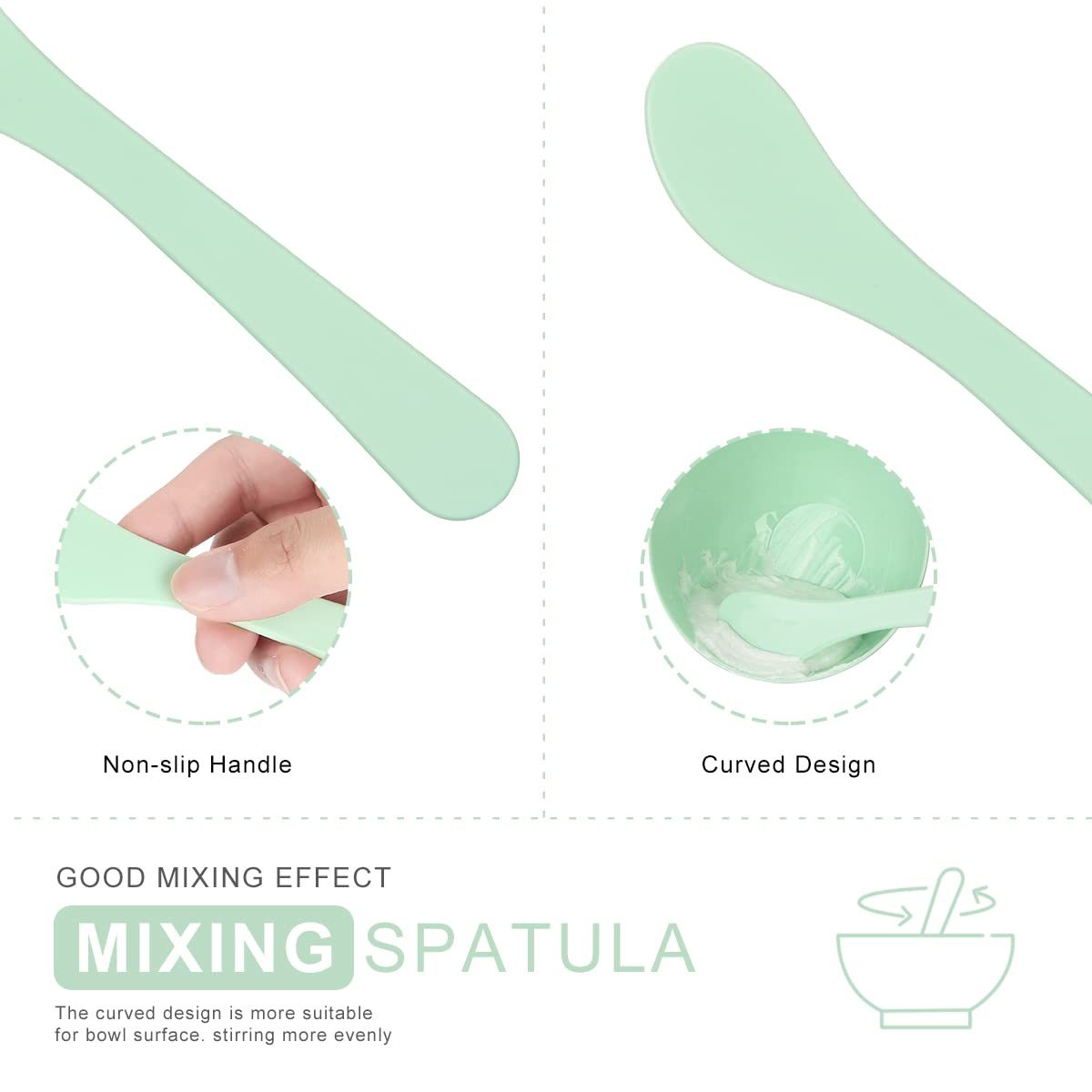 Silicone Face Mask Mixing Bowl Set