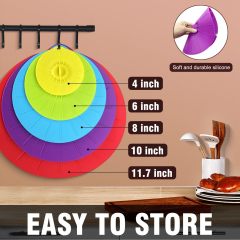 5 Pack Heat Resistant Microwave Cover