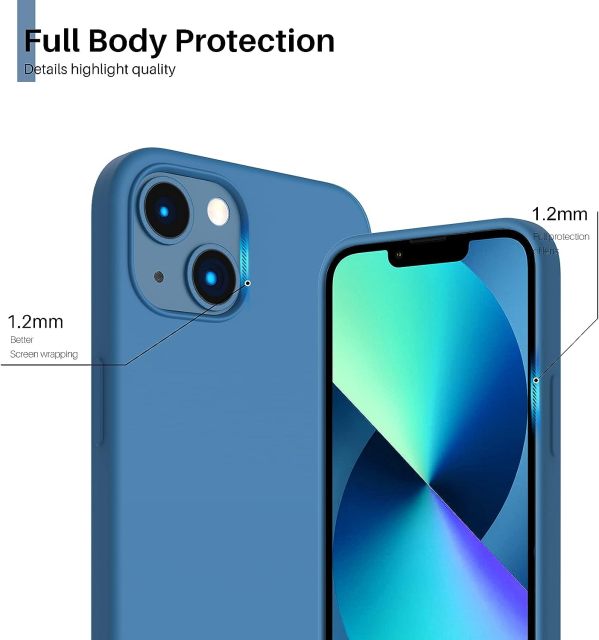 Slim Liquid Silicone 3 Layers Full Covered Case Cover