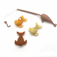 Bath Toys Silicone Fishing Toy