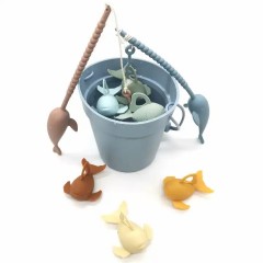 Bath Toys Silicone Fishing Toy