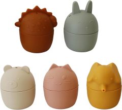 Animals Shape Silicone Baby Bath Toys