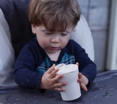 Baby Silicone Cups Reliable Lid Sippy Cup