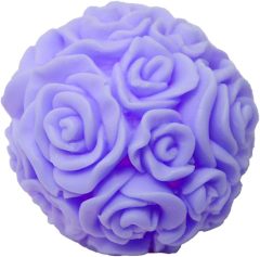 Rose Flower Column Candle Silicone Molds