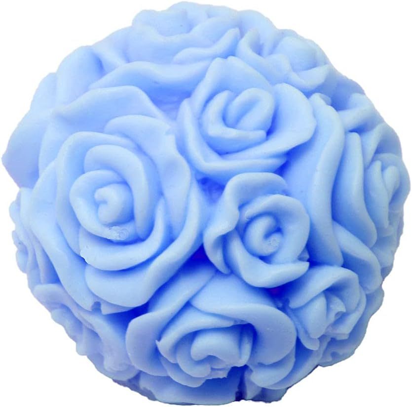 Rose Flower Column Candle Silicone Molds