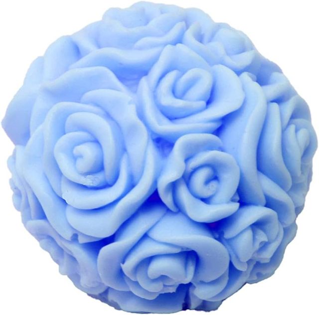 Rose Flower Column Candle Silicone Molds