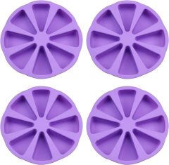 Cornbread Molds for Baking, Pizza Cake Mold,Cornbread Molds for Baking, Pizza Cake Mold, Silicone Scone Pan, 8 Cavity Baking Molds, Triangle Cake Slice Mold, DIY Soap Mold,