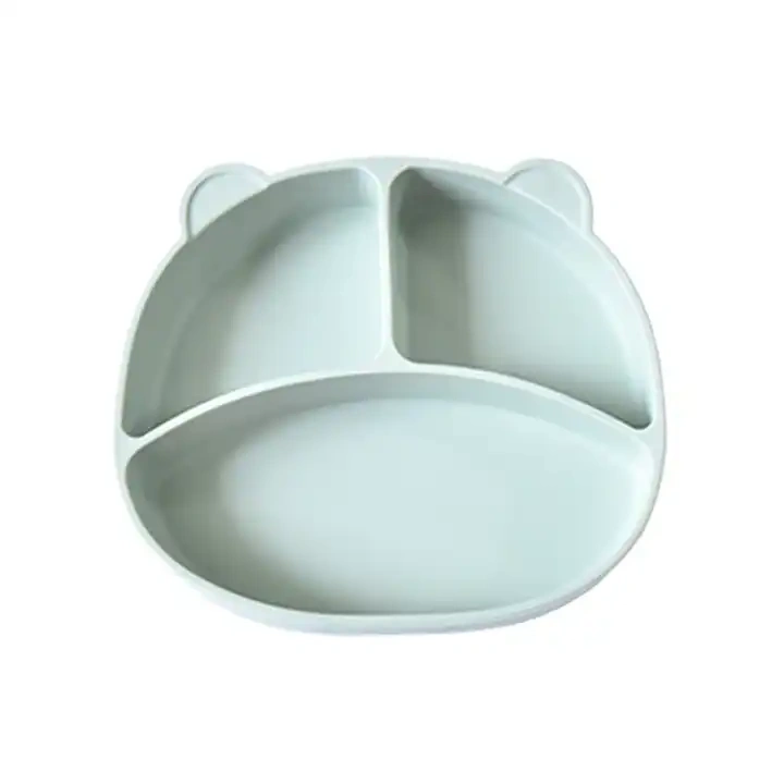 100% Food Grade Silicone Baby Plates