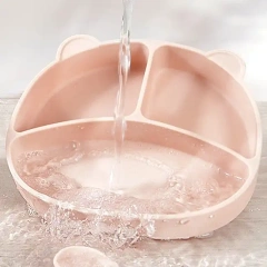 100% Food Grade Silicone Baby Plates