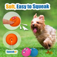 Rubber Dog Squeaky Toys Rubber Soft Dog Toys