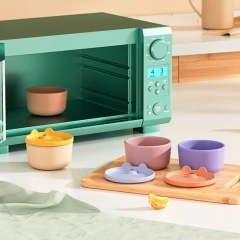 Stackable Small Food Silicone Storage Containers