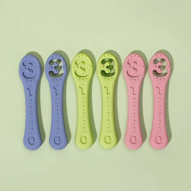 Baby Silicone Baby Feeding Spoon