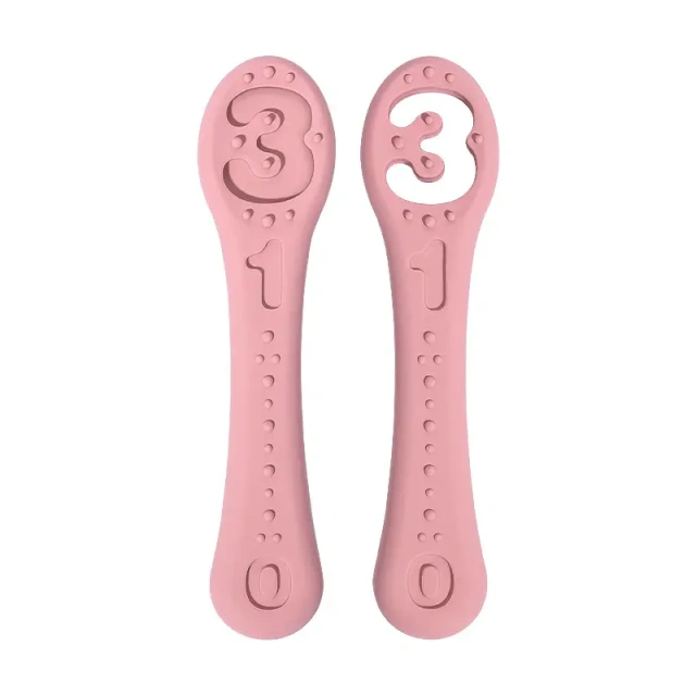Baby Silicone Baby Feeding Spoon