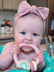 Silicone Teether with Rattle