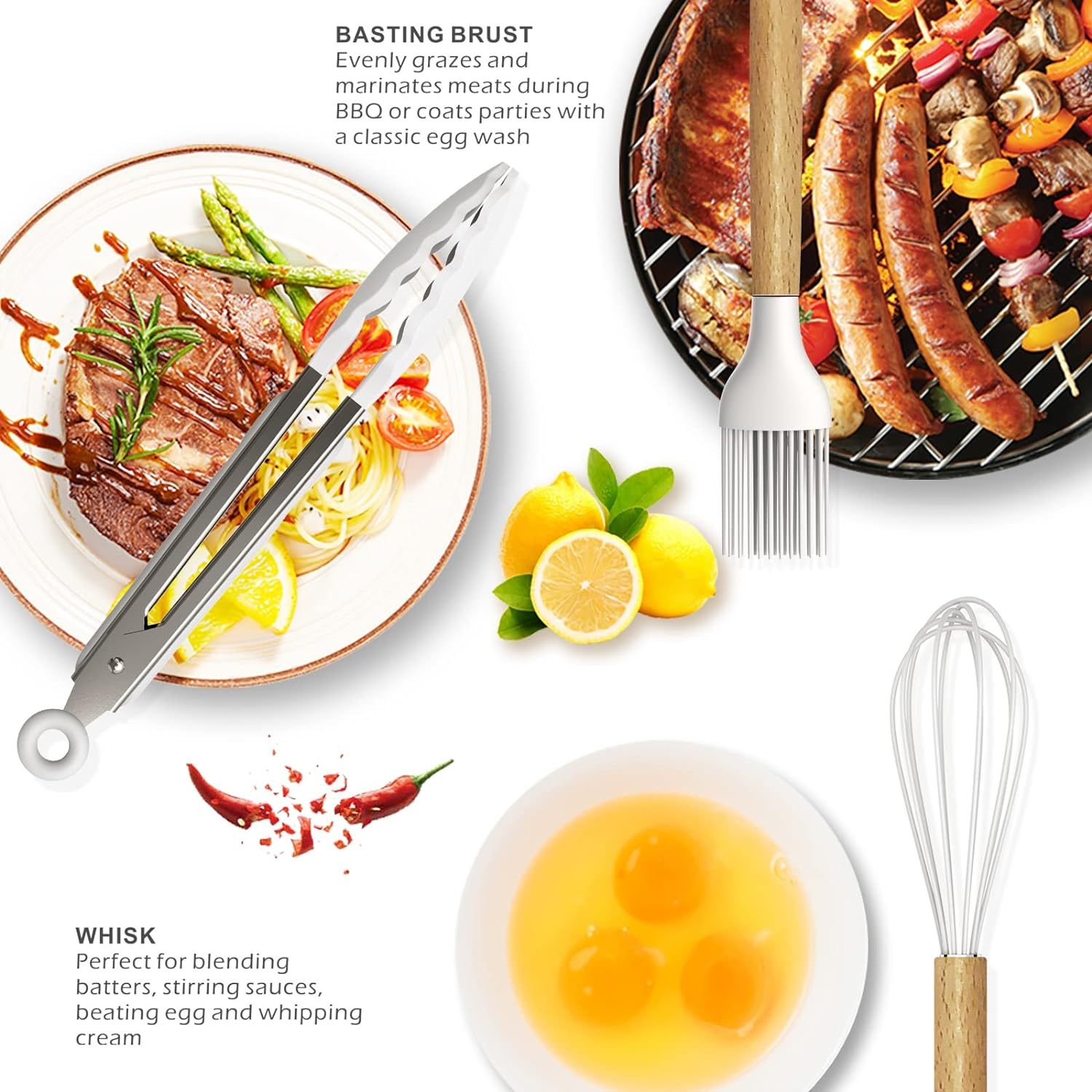 Silicone Cooking Utensils Set
