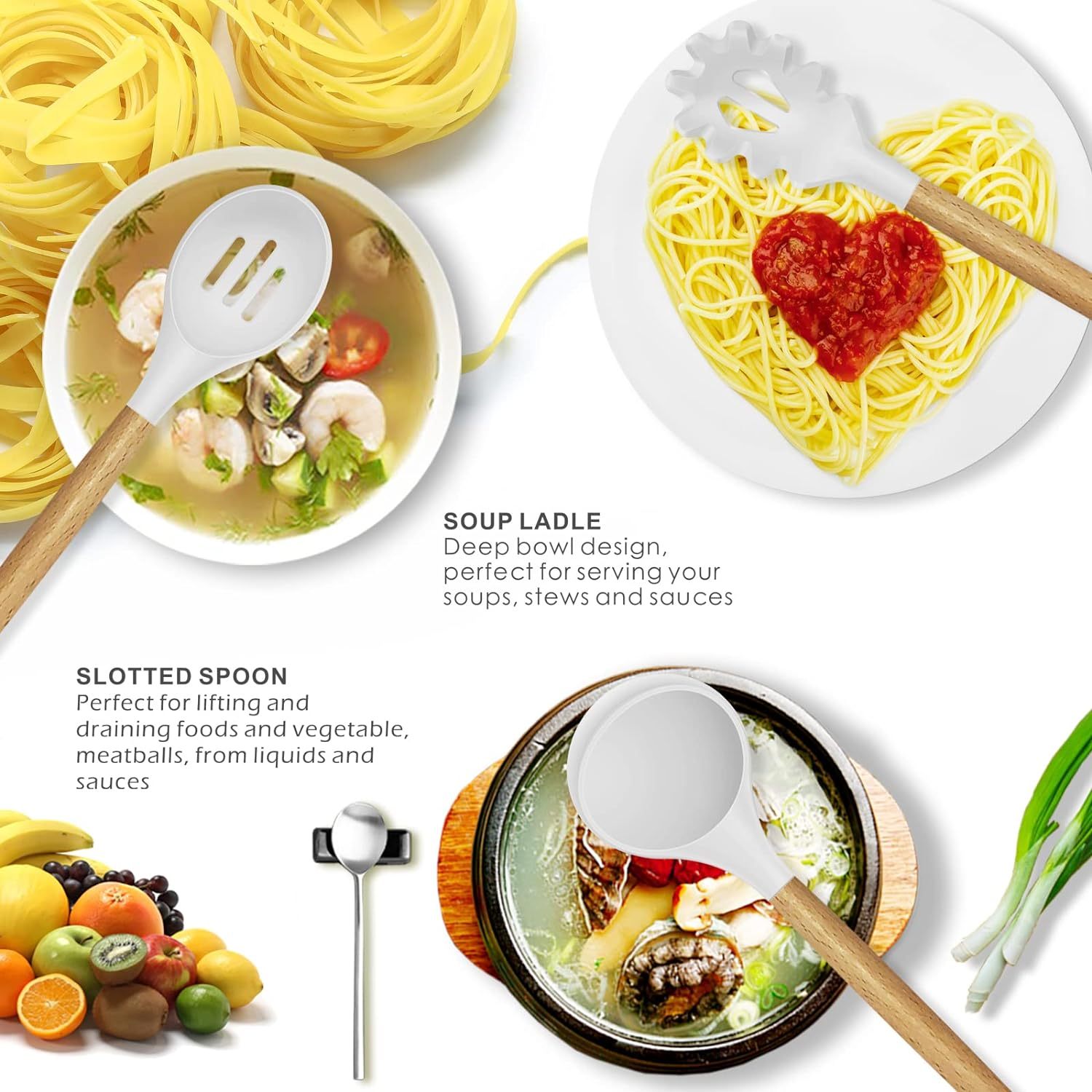 Silicone Cooking Utensils Set