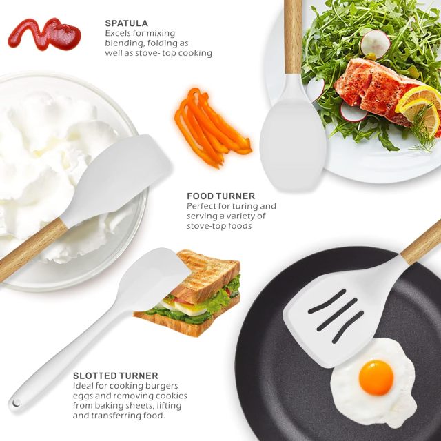 Silicone Cooking Utensils Set